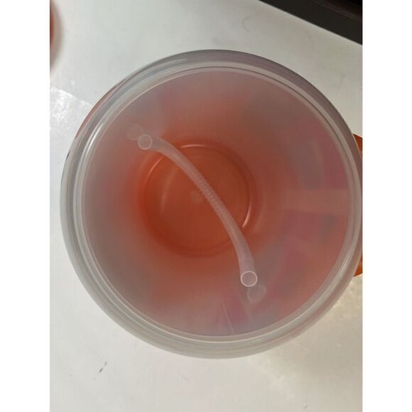 Dunkin Donuts 64oz Travel Tumbler Cup Mug Jug XL with Straw Whirley BPA Free - Picture 7 of 13